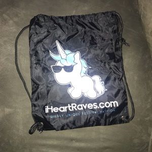 iHeartRaves drawstring bag